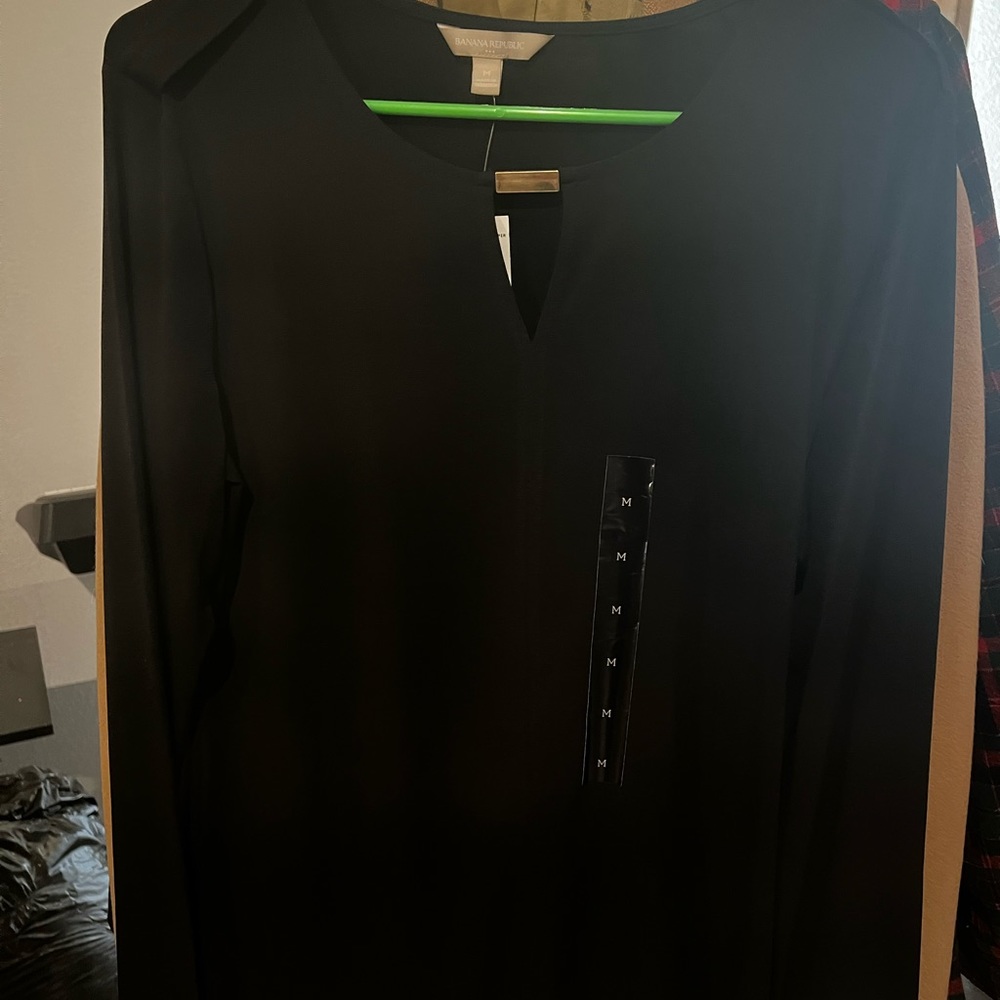 Banana Republic shirt with gold detail